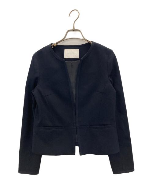 green label relaxing（グリーンレーベルリラクシング）green label relaxing (グリーンレーベルリラクシング) ノーラペルセットアップジャケット ネイビー サイズ:36の古着・服飾アイテム