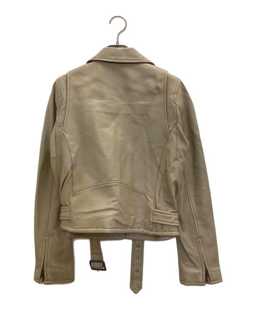 Snidel（スナイデル）Snidel (スナイデル) レザージャケット ベージュの古着・服飾アイテム