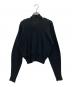 CLANE (クラネ) W FACE NECK RIBBON KNIT TOPS ブラック サイズ:1：4000円