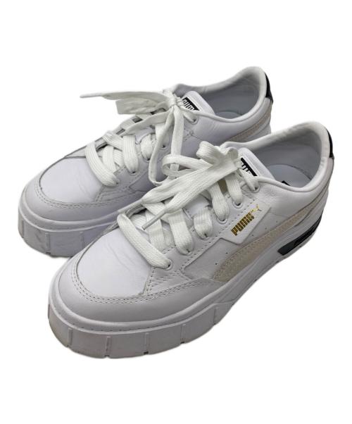 PUMA（プーマ）PUMA (プーマ) Mayze Stack Wns ホワイト サイズ:24.5㎝の古着・服飾アイテム