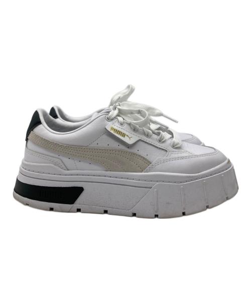 PUMA（プーマ）PUMA (プーマ) Mayze Stack Wns ホワイト サイズ:24.5㎝の古着・服飾アイテム