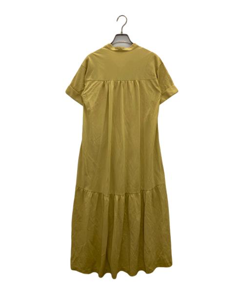 自由区（ジユウク）自由区 (ジユウク) ブラウスワンピース イエロー サイズ:32 未使用品の古着・服飾アイテム