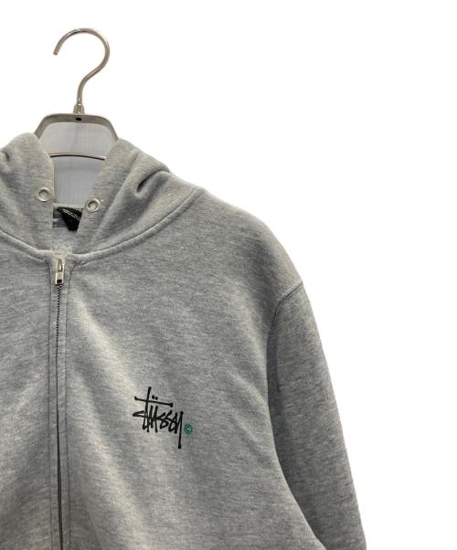 stussy（ステューシー）stussy (ステューシー) ジップパーカー グレー サイズ:Mの古着・服飾アイテム