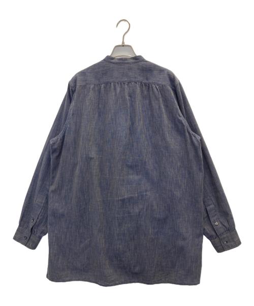 ne quittez pas（ヌキテパ）ne quittez pas (ヌキテパ) チャイナシャツ ネイビー サイズ:Mの古着・服飾アイテム