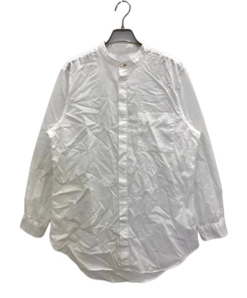 PAUL SMITH（ポールスミス）Paul Smith (ポールスミス) バンドカラーシャツ ホワイト サイズ:Ⅼの古着・服飾アイテム