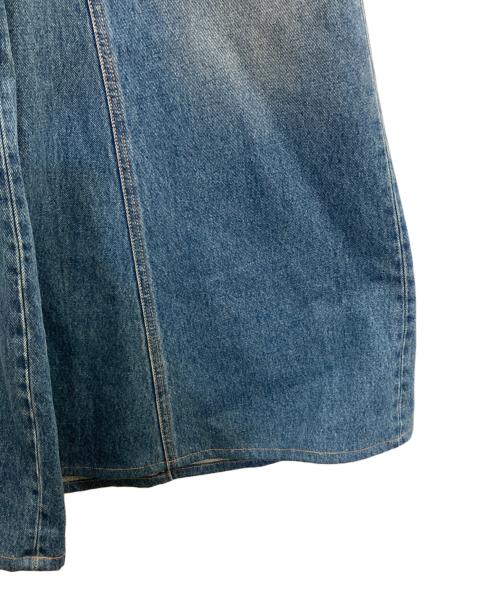 MM6 Maison Margiela（エムエムシックスメゾンマルジェラ）MM6 Maison Margiela (エムエムシックス メゾンマルジェラ) ワイドデニムパンツ インディゴ サイズ:40の古着・服飾アイテム