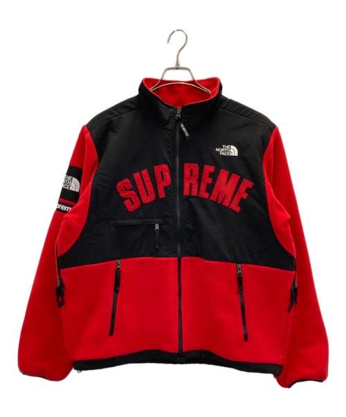 THE NORTH FACE（ザ ノース フェイス）THE NORTH FACE (ザ ノース フェイス) Supreme (シュプリーム) Arc Logo Denali Fleece Jacket レッド サイズ:Lの古着・服飾アイテム