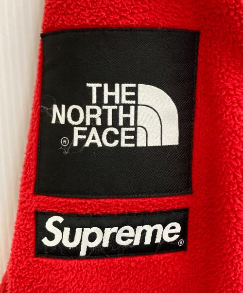 THE NORTH FACE（ザ ノース フェイス）THE NORTH FACE (ザ ノース フェイス) Supreme (シュプリーム) Arc Logo Denali Fleece Jacket レッド サイズ:Lの古着・服飾アイテム