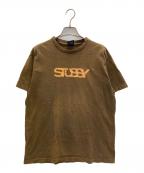 OLD STUSSYオールドステューシー）の古着「半袖カットソー」｜ブラウン