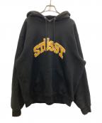 stussyステューシー）の古着「CHENILLE ARCH HOOD」｜ブラック
