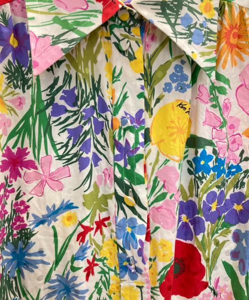GUCCI（グッチ）GUCCI (グッチ) フローラルプリントシャツ マルチカラー サイズ:36の古着・服飾アイテム