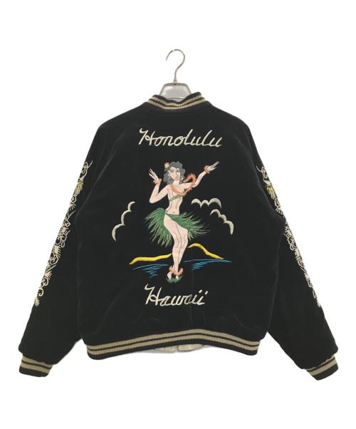 テーラー東洋（テーラートウヨウ）テーラー東洋 (テーラートウヨウ) リバーシブルスカジャン ホワイトブラック サイズ:大の古着・服飾アイテム