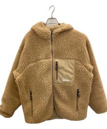 FIRST DOWN（ファーストダウン）の古着「フリースジャケット」｜ベージュ