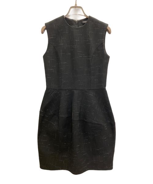 YOKO CHAN（ヨーコチャン）YOKO CHAN (ヨーコチャン) ノースリーブワンピース ブラック サイズ:36の古着・服飾アイテム