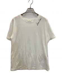 Saint Laurent Paris（サンローランパリ）の古着「半袖カットソー」｜ホワイト