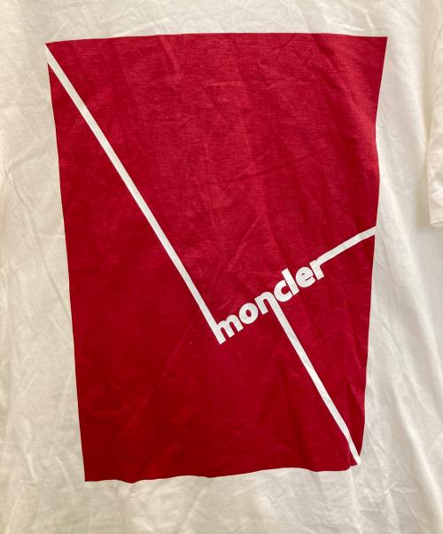 MONCLER（モンクレール）MONCLER (モンクレール) 半袖カットソー ホワイト サイズ:Sの古着・服飾アイテム
