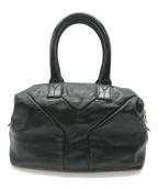 Yves Saint Laurentイヴサンローラン）の古着「ミニボストンバッグ」｜ブラック