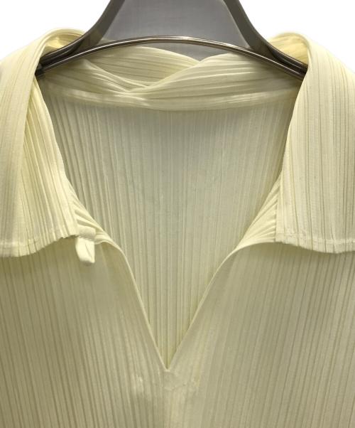PLEATS PLEASE（プリーツプリーズ）PLEATS PLEASE (プリーツプリーズ) ノースリーブカットソー イエロー サイズ:3の古着・服飾アイテム