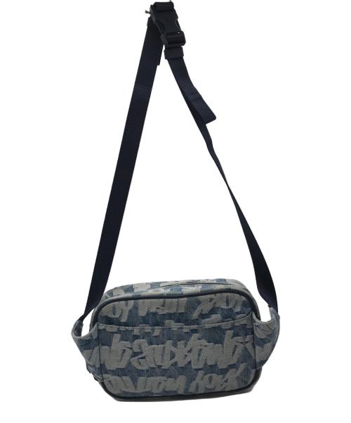 SUPREME（シュプリーム）SUPREME (シュプリーム) Fat Tip Jacquard Denim Waist Bag インディゴの古着・服飾アイテム