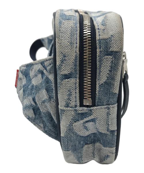 SUPREME（シュプリーム）SUPREME (シュプリーム) Fat Tip Jacquard Denim Waist Bag インディゴの古着・服飾アイテム
