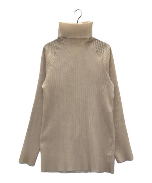 LEINWANDE（ラインヴァンド）LEINWANDE (ラインヴァンド) ハイネックカットソー ベージュ サイズ:Freeの古着・服飾アイテム