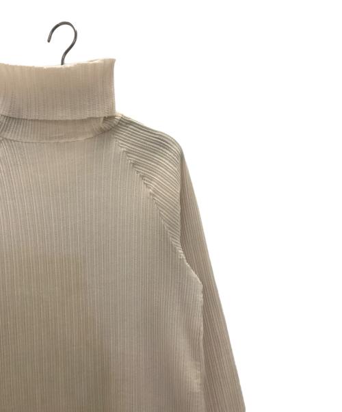 LEINWANDE（ラインヴァンド）LEINWANDE (ラインヴァンド) ハイネックカットソー ベージュ サイズ:Freeの古着・服飾アイテム