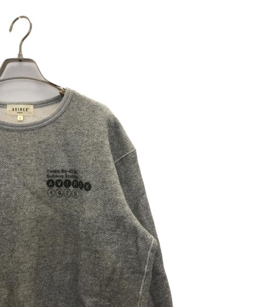 AVIREX（アヴィレックス）AVIREX (アヴィレックス) VINTAGE SWEAT グレー サイズ:Sの古着・服飾アイテム