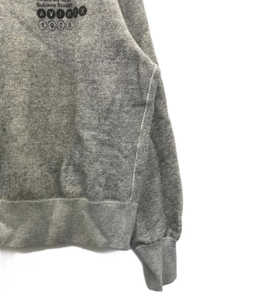 AVIREX（アヴィレックス）AVIREX (アヴィレックス) VINTAGE SWEAT グレー サイズ:Sの古着・服飾アイテム