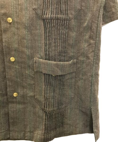 ADAM ET ROPE NIKKE（アダム エ ロペ ニッケ）ADAM ET ROPE NIKKE (アダム エ ロペ ニッケ) キューバシャツ ブラウン サイズ:Mの古着・服飾アイテム