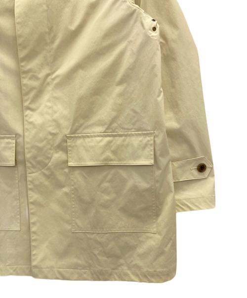 UNIVERSAL LANGUAGE（ユニバーサルランゲージ）UNIVERSAL LANGUAGE (ユニバーサルランゲージ) フライフロントステンカラーコート イエロー サイズ:Ⅿの古着・服飾アイテム