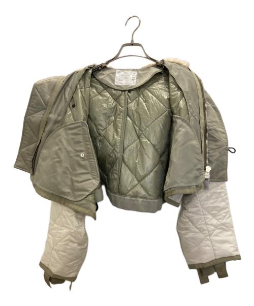 sacai（サカイ）sacai (サカイ) Quilted Blouson オリーブ サイズ:1の古着・服飾アイテム