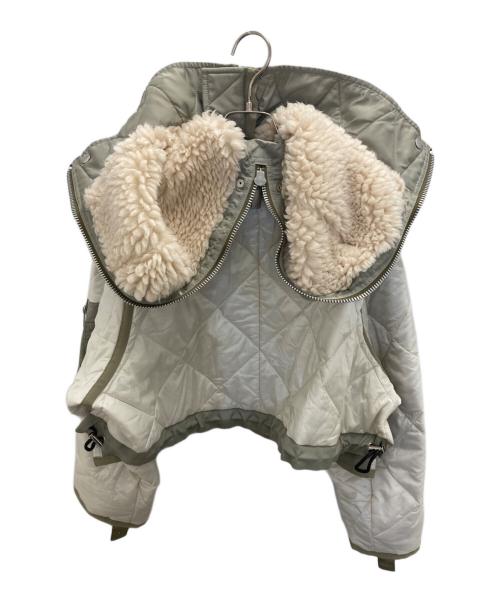 sacai（サカイ）sacai (サカイ) Quilted Blouson オリーブ サイズ:1の古着・服飾アイテム