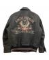 HARLEY-DAVIDSON (ハーレーダビッドソン) eagle embroidery leather jacket ブラック サイズ:Ｌ：27000円