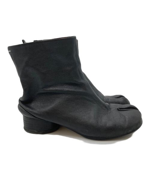 Maison Margiela（メゾンマルジェラ）Maison Margiela (メゾンマルジェラ) Tabiローヒールアンクルブーツ ブラック サイズ:37の古着・服飾アイテム