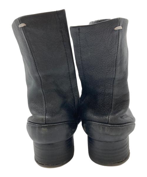 Maison Margiela（メゾンマルジェラ）Maison Margiela (メゾンマルジェラ) Tabiローヒールアンクルブーツ ブラック サイズ:37の古着・服飾アイテム