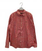 BLACK LABEL CRESTBRIDGEブラックレーベル クレストブリッジ）の古着「タータンチェックシャツ」｜レッド