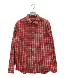 BLACK LABEL CRESTBRIDGE（ブラックレーベル クレストブリッジ）の古着「タータンチェックシャツ」｜レッド