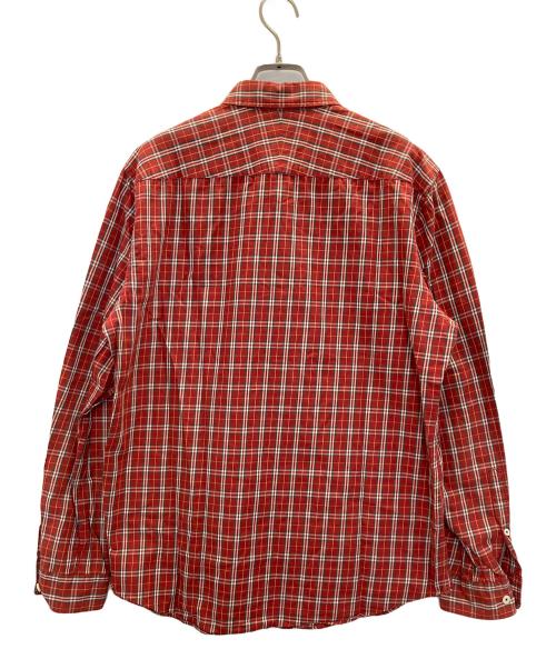 BLACK LABEL CRESTBRIDGE（ブラックレーベル クレストブリッジ）BLACK LABEL CRESTBRIDGE (ブラックレーベル クレストブリッジ) タータンチェックシャツ レッド サイズ:3の古着・服飾アイテム
