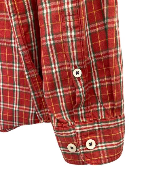 BLACK LABEL CRESTBRIDGE（ブラックレーベル クレストブリッジ）BLACK LABEL CRESTBRIDGE (ブラックレーベル クレストブリッジ) タータンチェックシャツ レッド サイズ:3の古着・服飾アイテム