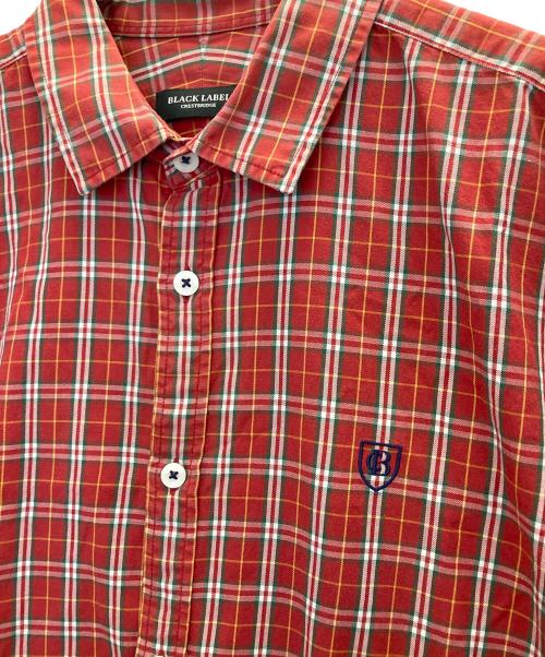 BLACK LABEL CRESTBRIDGE（ブラックレーベル クレストブリッジ）BLACK LABEL CRESTBRIDGE (ブラックレーベル クレストブリッジ) タータンチェックシャツ レッド サイズ:3の古着・服飾アイテム