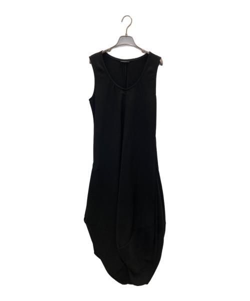 LIMI feu（リミフゥ）LIMI feu (リミフゥ) Double Satin Square Hem OP ブラック サイズ:下記参照の古着・服飾アイテム