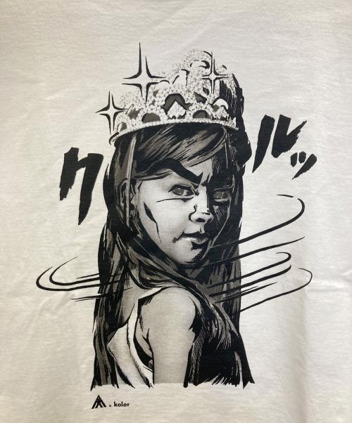 KOLOR（カラー）KOLOR (カラー) AC部 (エーシーブ) 半袖カットソー ホワイト サイズ:1の古着・服飾アイテム