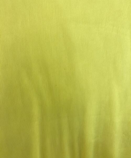 PLEATS PLEASE（プリーツプリーズ）PLEATS PLEASE (プリーツプリーズ) ノースリーブプリーツブラウス イエロー サイズ:3の古着・服飾アイテム