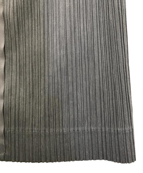 PLEATS PLEASE（プリーツプリーズ）PLEATS PLEASE (プリーツプリーズ) フロントジッププリーツスカート グレー サイズ:3の古着・服飾アイテム