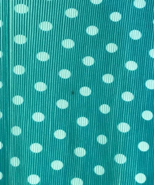 PLEATS PLEASE（プリーツプリーズ）PLEATS PLEASE (プリーツプリーズ) ポルカドットプリーツブラウス グリーン サイズ:3の古着・服飾アイテム