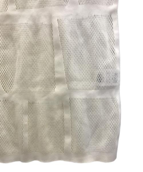 PLEATS PLEASE（プリーツプリーズ）PLEATS PLEASE (プリーツプリーズ) メッシュT-SHIRTS ホワイト サイズ:3の古着・服飾アイテム