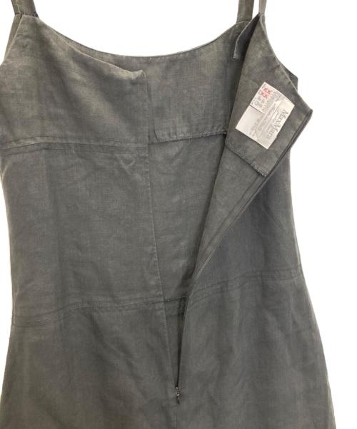 MaxMara（マックスマーラ）MaxMara (マックスマーラ) リネンキャミソールドレス ブラック サイズ:38の古着・服飾アイテム