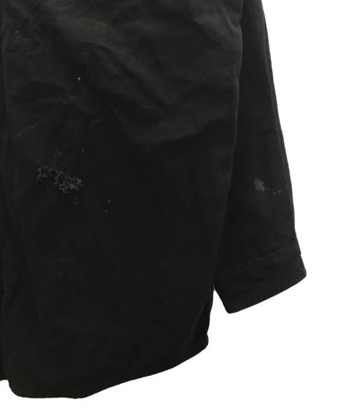 CarHartt（カーハート）CarHartt (カーハート) DAMAGE CANVAS PLAID FLANNEL LINED SHIRT JACKET ブラック サイズ:XLの古着・服飾アイテム