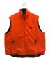 中古・古着 WOOLRICH (ウールリッチ) 90s real tree camo high neck reversible vest オリーブ×オレンジ サイズ:XL：6000円
