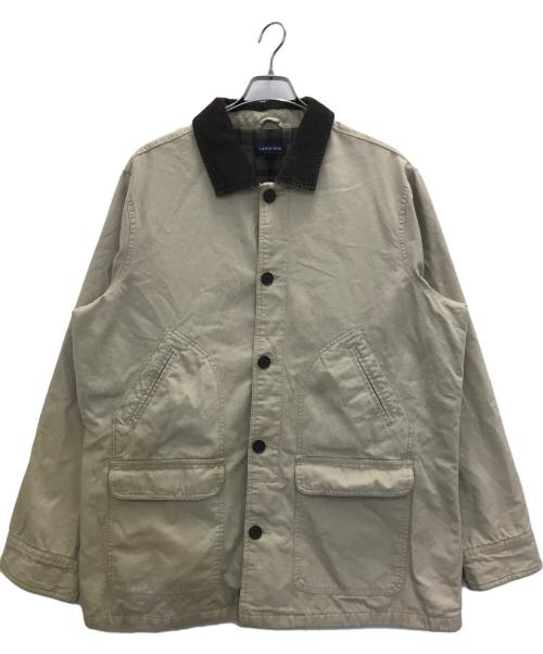 LAND'S END（ランズエンド）LAND'S END (ランズエンド) 00s ハンティングジャケット アイボリー サイズ:XLの古着・服飾アイテム